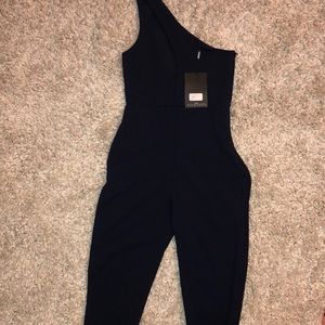 Navy blue romper
